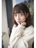 【salon de MiLK 原宿】大人ウェーブ×透明感サファリベージュ