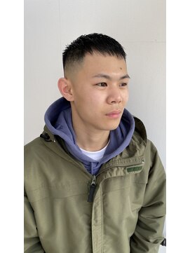 タイドヘアー(tide hair) スキンフェード×クロップ