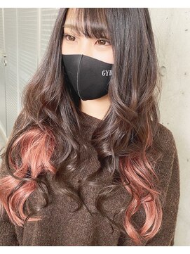 ガルボ ヘアー(garbo hair) #シールエクステ80枚#ヘアカラー#高知美容室#下村カラー