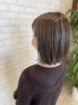 ビス ヘア アンド ビューティー 西新井店(Vis Hair&Beauty) ハイライト/シークレットハイライト/白髪ぼかしハイライト