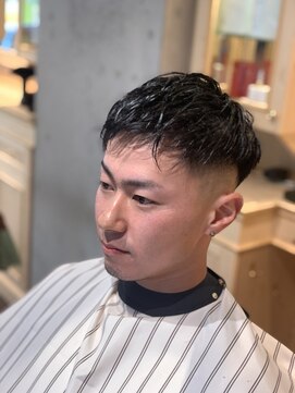 宮崎理容院 オークス店  フェードパーマ