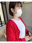 タイトミニボブ◎フェザーバング