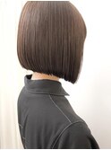 ぷつっとボブ　縮毛矯正　酸性ストレート