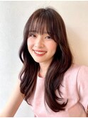 暖色カラー☆ピンクブラウン