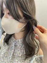 ヘアー アイス 御器所本店(HAIR ICI)&nbsp;透けベージュ　おくれ毛カット