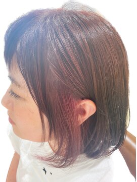 アイズ(aiz) ピンクインナーカラーボブ♪