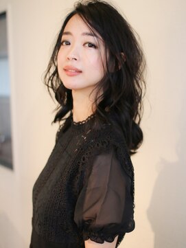 ウィズ 花見川店(Wiz) 大人可愛いミディアムウェーブ