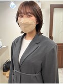 柔らかベージュ×くびれボブ【伏見/丸の内/栄/髪質改善】