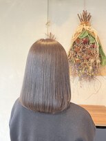 ナチュラルリーフ 仙台駅前店(Natural leaf)&nbsp;ボブ【艶髪カラー】×【髪質改善ロイヤルトリートメント】