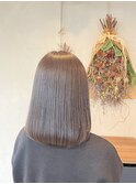 ボブ【艶髪カラー】×【髪質改善ロイヤルトリートメント】