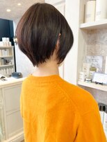 キャアリー(Caary)&nbsp;福山市美容室Caaryナチュラルストレートパーマショートヘア