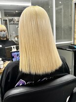 ウェーリング(Welring) プレミアム美髪矯正ストレート　ブリーチ履歴3回