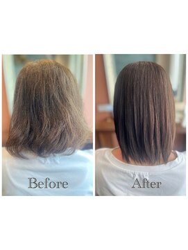 エメ 札幌(eme) 髪質改善ヘアエステストレート+水素カラー