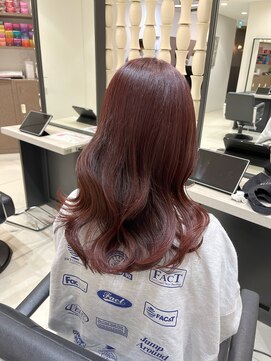 ユーフォリア 銀座本店(Euphoria) ［Mako］ブリーチなし秋カラーピンクブラウンピンクベージュ