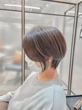 ポート 蕨(PORT) 【篠原】白髪ぼかしハイライトショートボブ