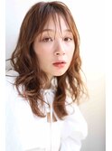 ロングレイヤー　パーマ　白髪ぼかし　名東区　大人女性