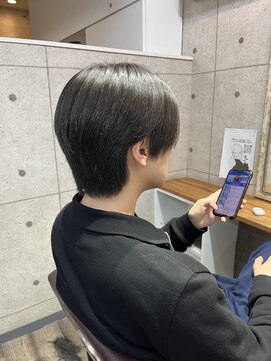 ルフレ 新宿歌舞伎町店(Reflet) メンズカット/韓国/センターパート/ウルフ/エモい/