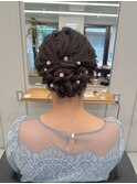 どんなお洋服にもあわせやすいゆるふわアップ【清板】