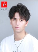 【LIPPS天神】刈り上げマッシュアップバング ツイストパーマ