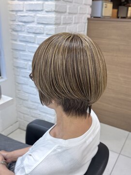 アッシュ 吉祥寺店(Ash) 白髪ぼかし/脱白髪染め/白髪/大人女性/髪型/細めハイライト