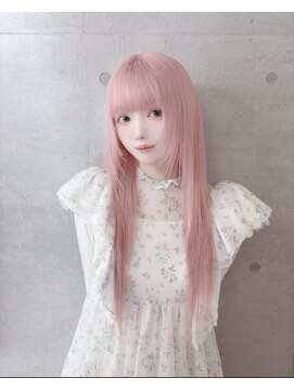 モニカ 原宿店(MONIQA) White pink