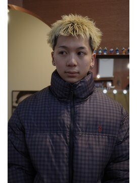 チャプター 問屋町(chapter) ダウンバングショートスパイキーショート泣きっぱなしブロンド