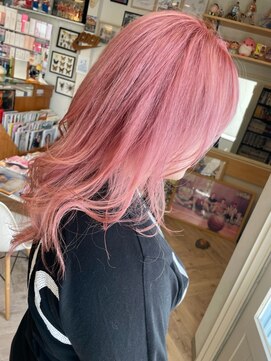 ヘア メイク ココ(hair make coco) ケアブリーチ×スノーピンク