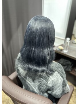 フロレゾンヘアデザインエクステ(floraison hair design exte) dark navy