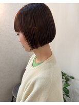 エフ ヘアーアンドリラクゼーション(F. hair & relaxation)&nbsp;ぱつボブ×暖色カラー似合わせカット