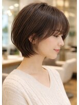 リアン アオヤマ(Liun Aoyama)&nbsp;大人ショートボブ/アッシュブラウン/30代/40代/50代
