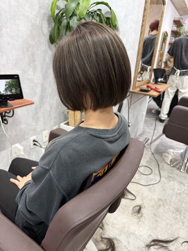 シールドヘアー 沖縄 新都心(C'LD Hair) 切りっぱなしボブ/ボブ/ブリーチ/那覇美容室/おもろまち美容室