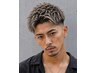 【新規限定・代表指名】フェードカット＋選べるパーマ＋メッシュブリーチ