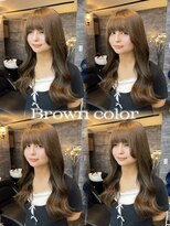 ラビス(Lovis)&nbsp;柔らかブラウンで大人可愛い韓国ヘア