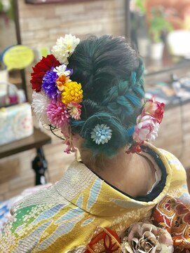 ヘアーピース(Hair Peace) 成人式ヘアセット×着付け