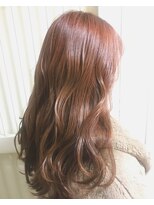 ミリム 栄矢場町店(MIRiM)&nbsp;【MUSE栄】オレンジベージュ×巻き髪スタイル