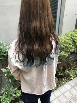 メルシー トータル ブランディング サロン(merci TOTAL BRANDING SALON) ブルーグラデーション#イルミナ#髪質改善