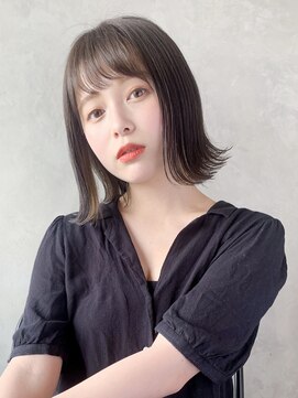 アイティー バイ アルバム 浦和店(IT by ALBUM) 外ハネボブ_ハイライトカラーセミウェットウェーブ_47596