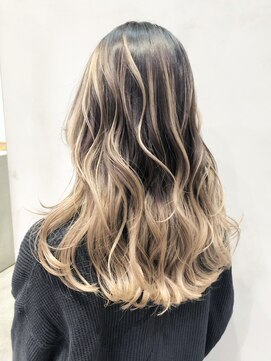 アルバム 銀座(ALBUM GINZA) ハイライトグラデーション_エアリーミディ_ba313961