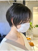 大人ショートボブ/ショートヘア/イルミナカラー/前髪あり[調布]