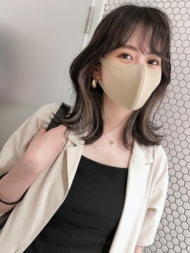 サイン 表参道(SIGN) ザクザクレイヤーカット巻き方簡単ミディアムロング韓国表参道