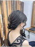 ヘアセット  シニヨンアレンジ　大人ヘアアレンジ　I-1101
