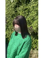 ソイルアヴェダ(Soil AVEDA)&nbsp;愛され顔周りカットオリーブアッシュ