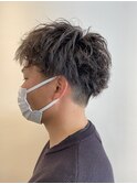 大人ツイストパーマ