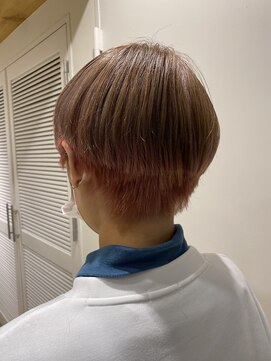 エイト新宿店(EIGHT shinjuku) コッパーピンク×マッシュショート