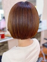 アークスヘアー&nbsp;20代30代大人可愛い小顔ショート丸みボブナチュラルブラウン