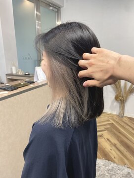 ラニヘアサロン(lani hair salon) インナーハイミルクティー