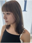 ブリーチなしベージュ/ぷつっとミディアム/10代.20代.30代
