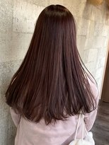 ミルヘアデザイン(mil hair design) ダブルカラーピンクベージュベージュカラーケアブリーチレイヤー