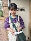 コンパクトショート×バングカラー