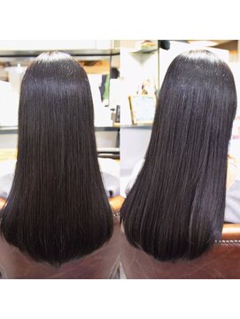 カミケン 方木田店(kamiken.) 自然な艶髪ストレート潤いなめらか上品綺麗【カミケン方木田店】